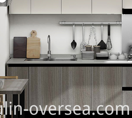 Wooden household Simple kitchen cabinet design